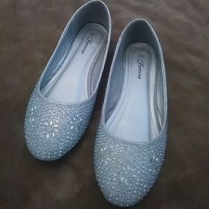 Sparkly Bling Flat Shoes